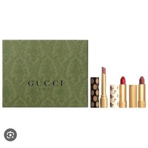 GUCCI Trio Lipstick set. Limited Edition BRAND NEW
